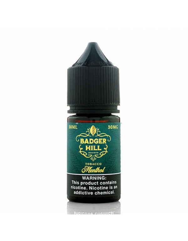 Menthol Salt - Badger Hill Reserve E-Juice