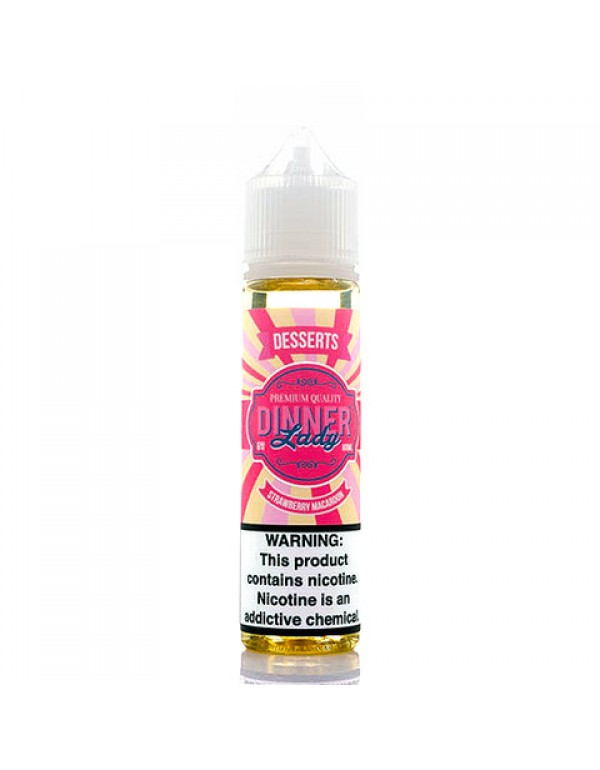 Strawberry Macaroon - Dinner Lady E-Juice (60 ml)