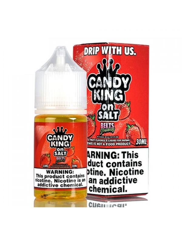 Strawberry Belts on Salt - Candy King E-Juice