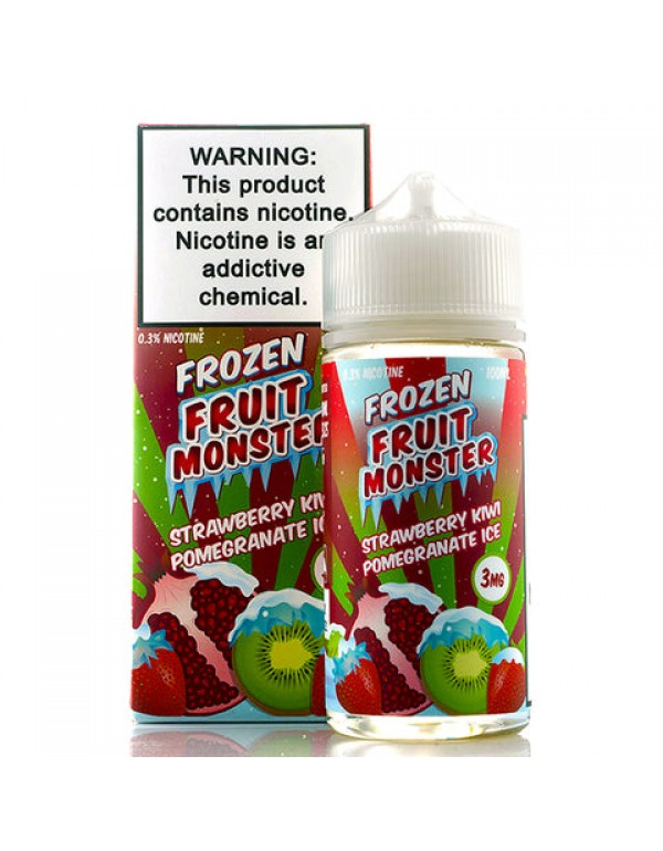 Strawberry Kiwi Pomegranate Ice - Fruit Monster E-...