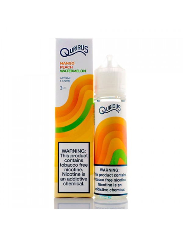 Mango Peach Watermelon - Qurious E-Juice (60 ml)