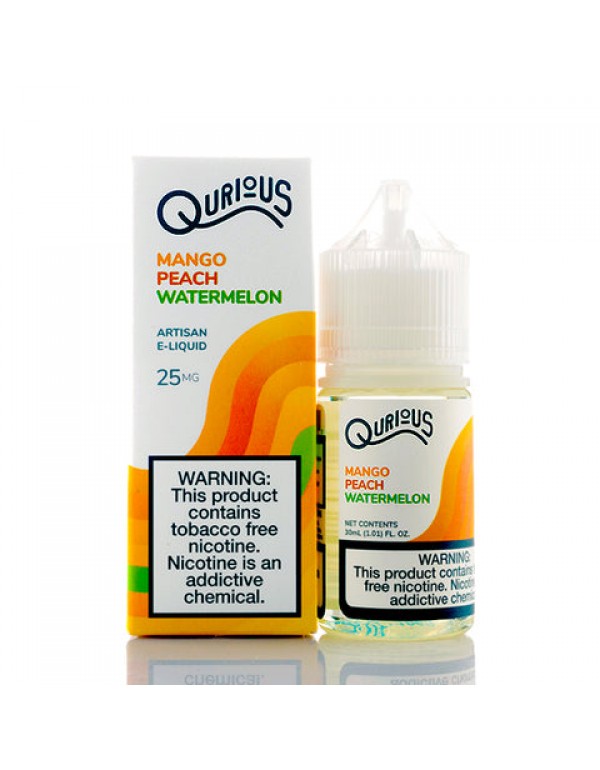 Mango Peach Watermelon Salt - Qurious E-Juice