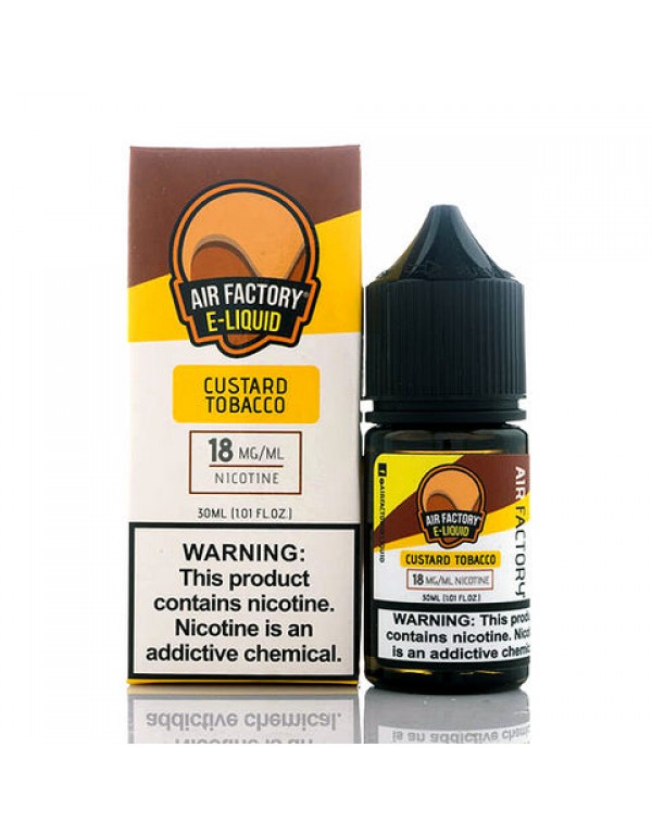 Custard Tobacco Salt - Air Factory E-Juice [Nic Sa...