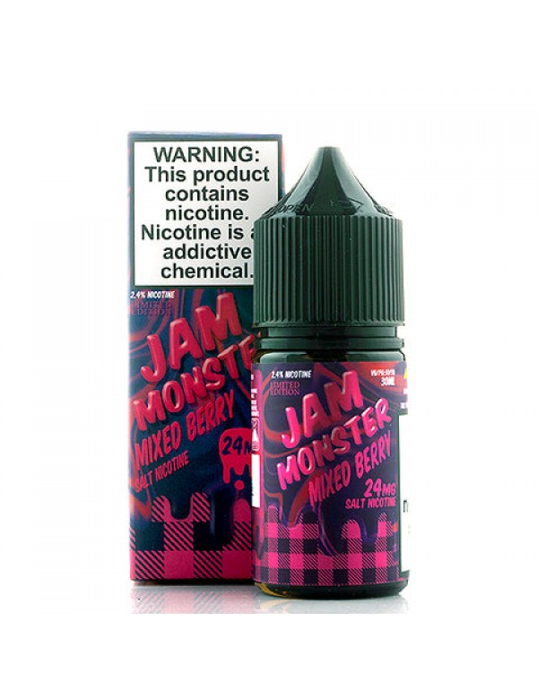 Mixed Berry Jam Salt - Jam Monster E-Juice