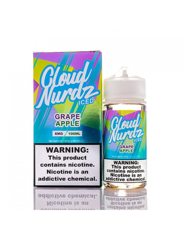 Grape Apple Iced - Cloud Nurdz E-Juice (100 ml)