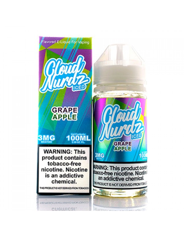 Grape Apple Iced - Cloud Nurdz E-Juice (100 ml)