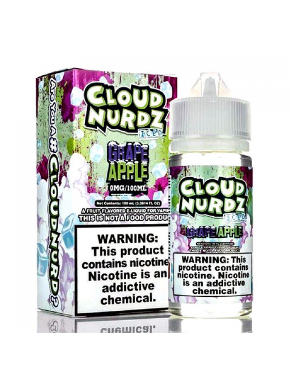Grape Apple Iced - Cloud Nurdz E-Juice (100 ml)