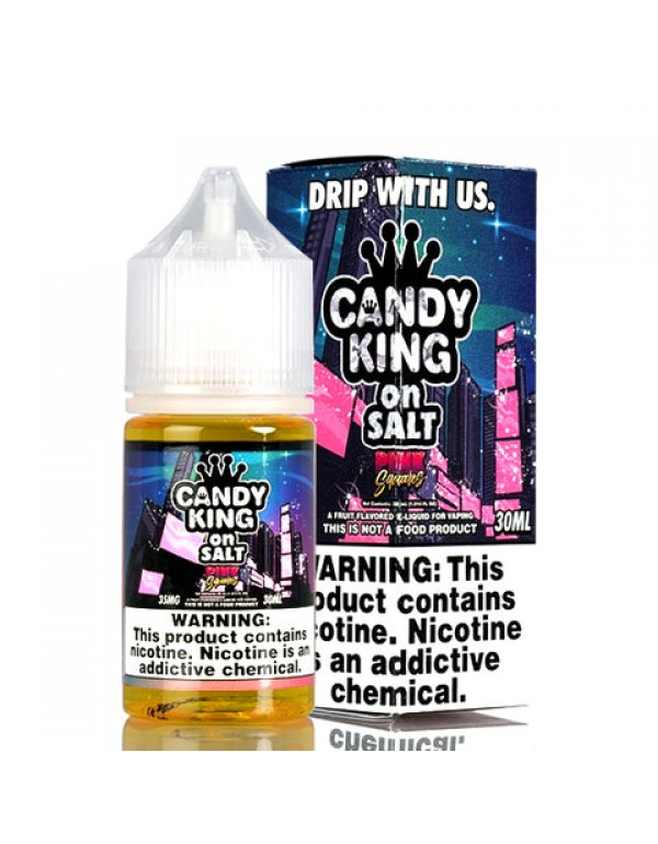 Pink Squares on Salt - Candy King E-Juice