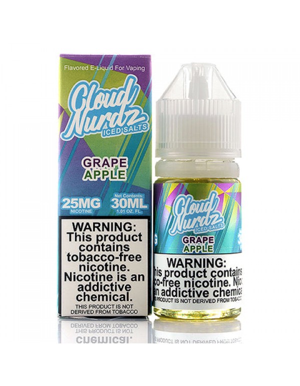 Grape Apple Iced Salt - Cloud Nurdz E-Juice