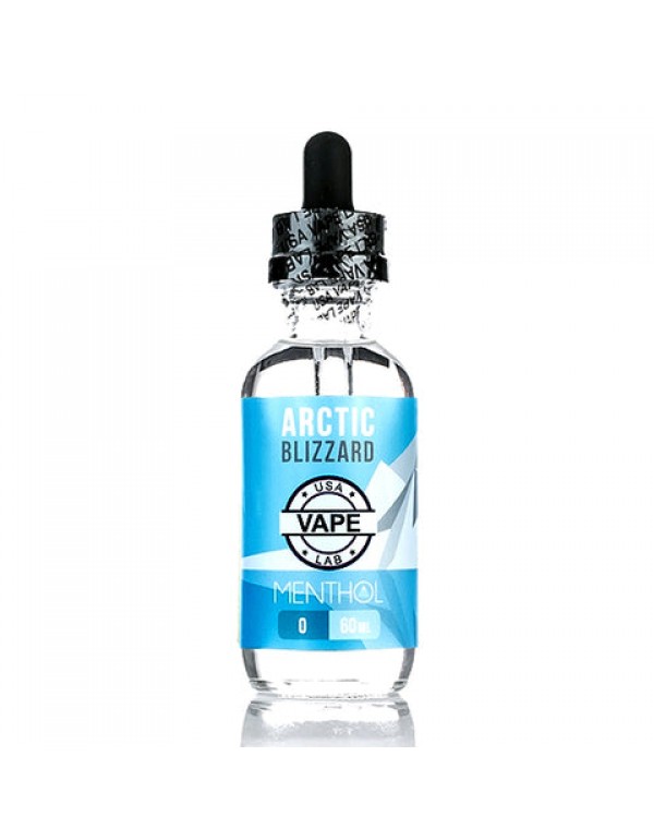 Crisp Menthol (Arctic Blizzard) - USA Vape Lab E-Juice (100 ml)