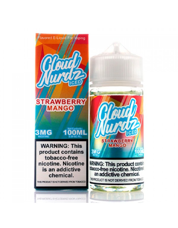 Strawberry Mango Iced - Cloud Nurdz E-Juice (100 m...