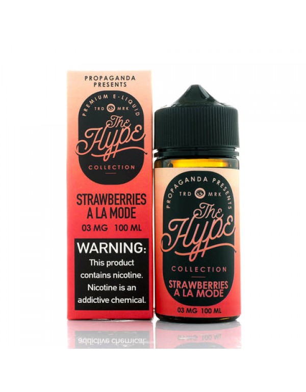 Strawberries A La Mode - Propaganda Hype E-Juice (...