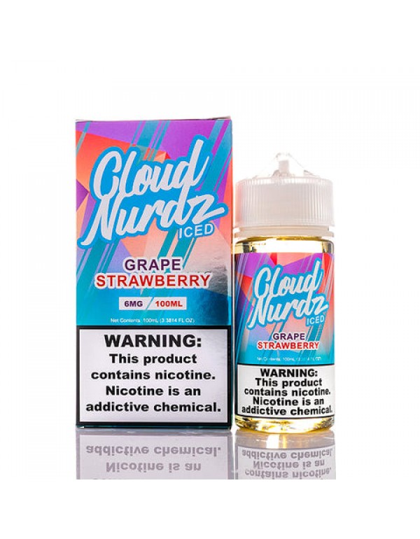 Grape Strawberry Iced - Cloud Nurdz E-Juice (100 ml)