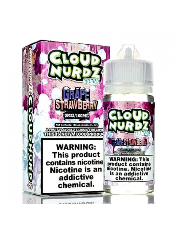 Grape Strawberry Iced - Cloud Nurdz E-Juice (100 ml)