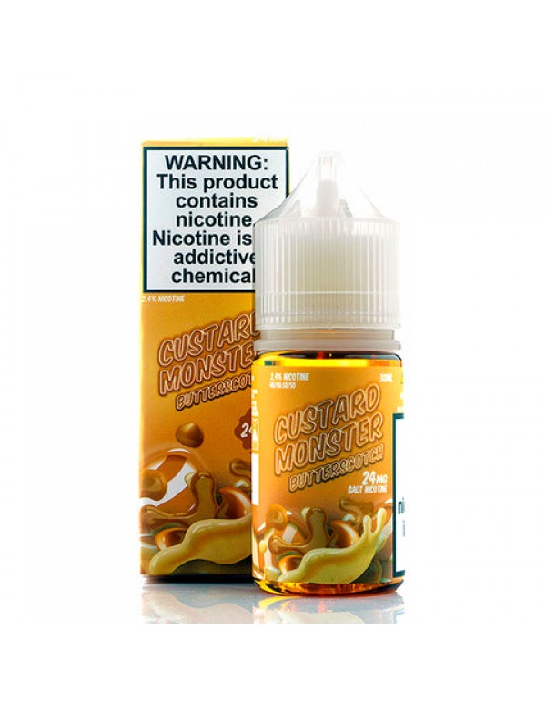 Butterscotch Salt - Custard Monster E-Juice