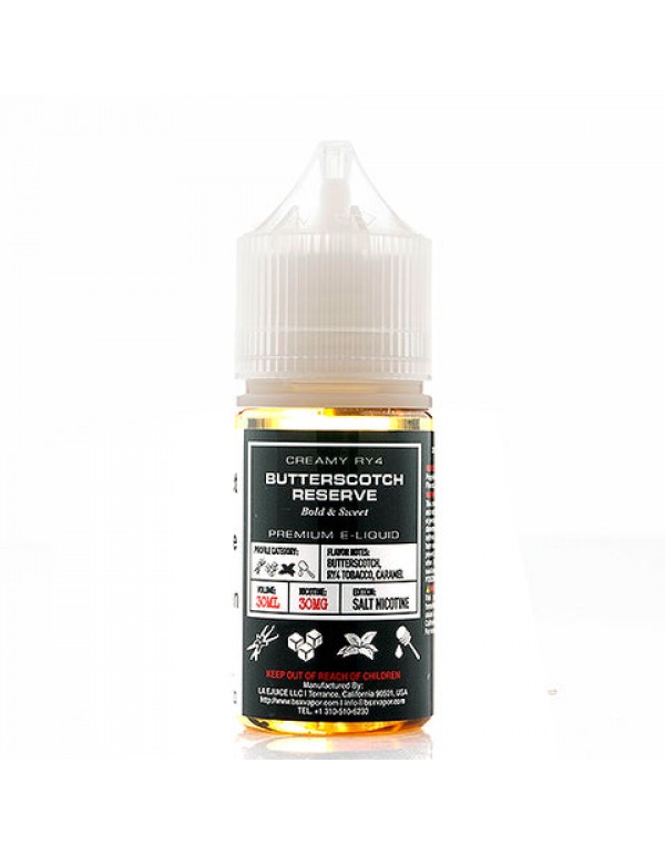 Butterscotch Reserve Salt - Glas Basix E-Juice