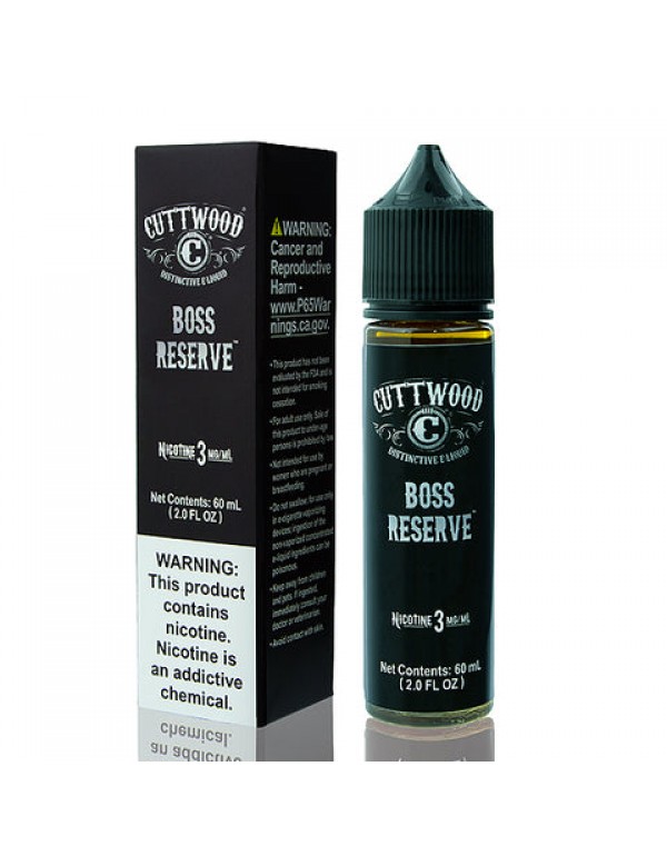 Boss Reserve - Cuttwood E-Liquid (60 ml)