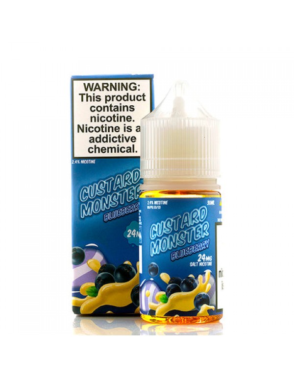 Blueberry Salt - Custard Monster E-Juice