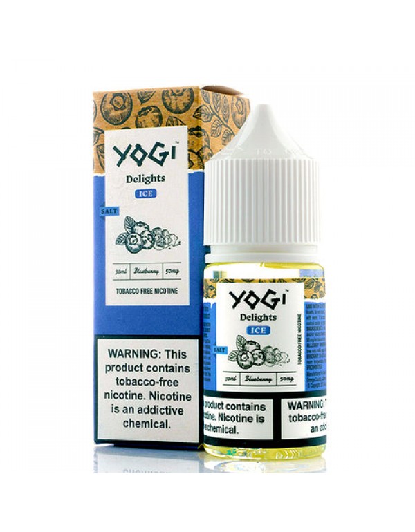 Blueberry Ice Salt - Yogi Delights E-Juice [Nic Sa...