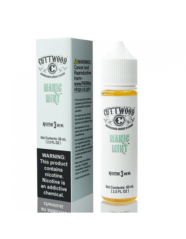 Manic Mint - Cuttwood Reimagined Series E-Liquid (60 ml)