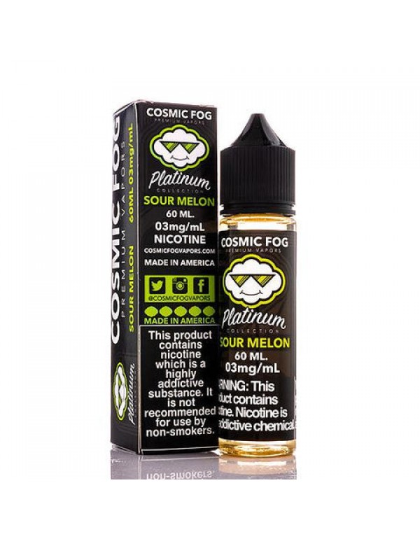 Sour Melon - Cosmic Fog Platinum Collection E-Liqu...