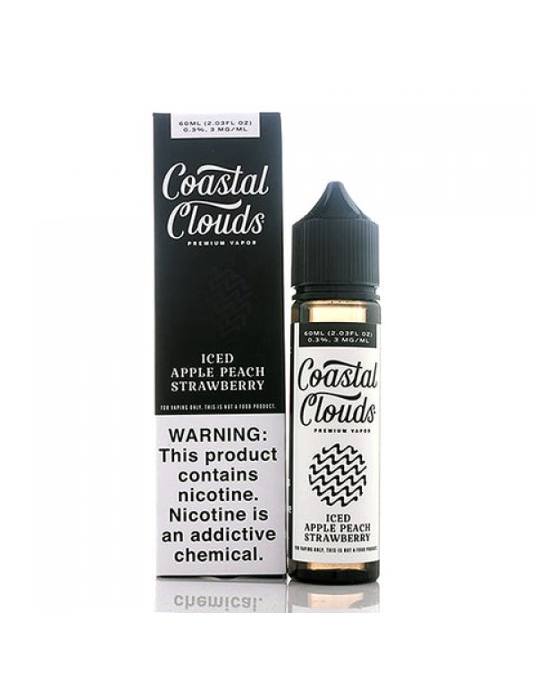 Iced Apple Peach Strawberry - Coastal Clouds E-Juice (60 ml)