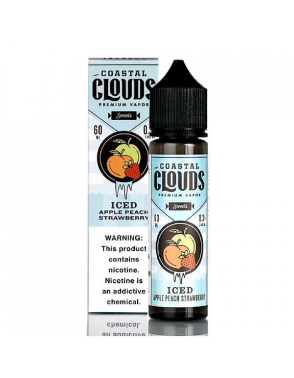 Iced Apple Peach Strawberry - Coastal Clouds E-Juice (60 ml)