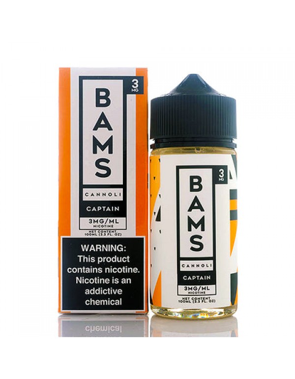 Captain Cannoli - Bam's Cannoli E-Juice (100 m...