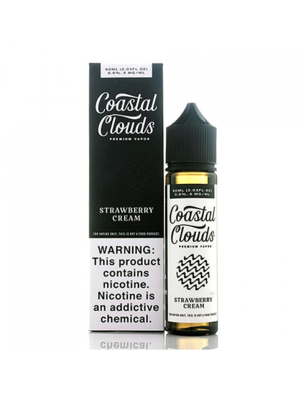 Strawberry Cream - Coastal Clouds E-Juice (60 ml)