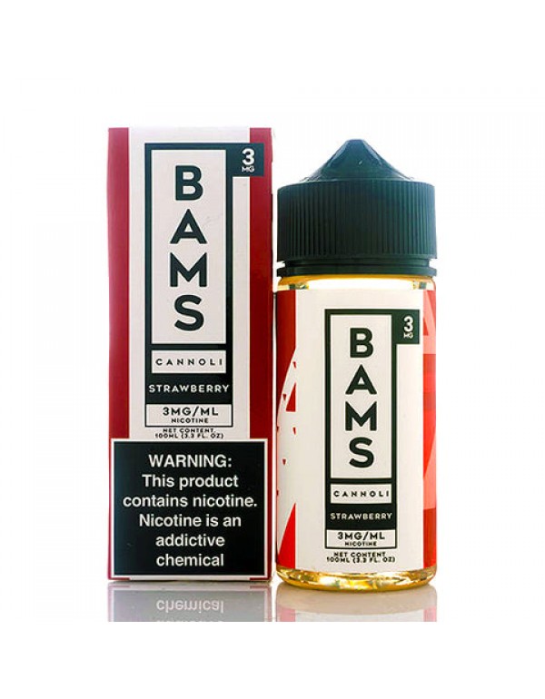 Strawberry Cannoli - Bam's Cannoli E-Juice (100 ml)