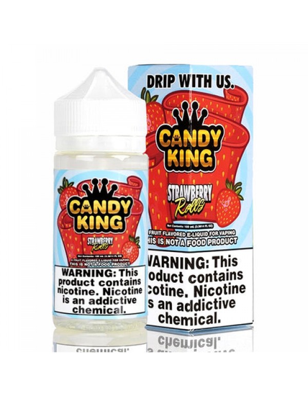 Strawberry Rolls - Candy King E-Juice (100 ml)