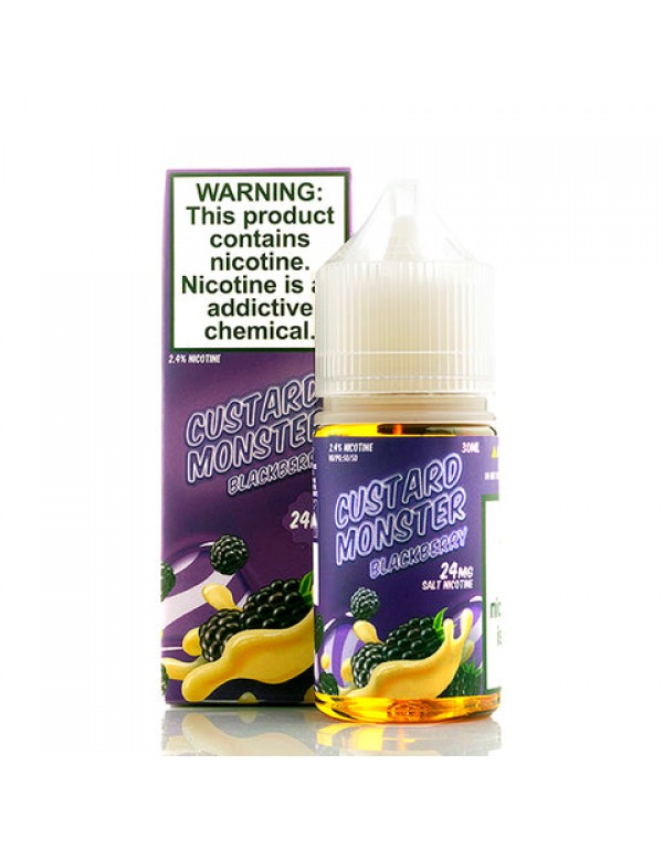 Blackberry Salt - Custard Monster E-Juice