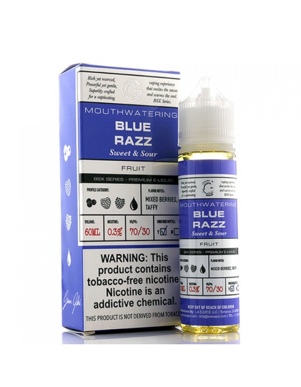 Blue Razz - Glas Basix E-Juice (60 ml)