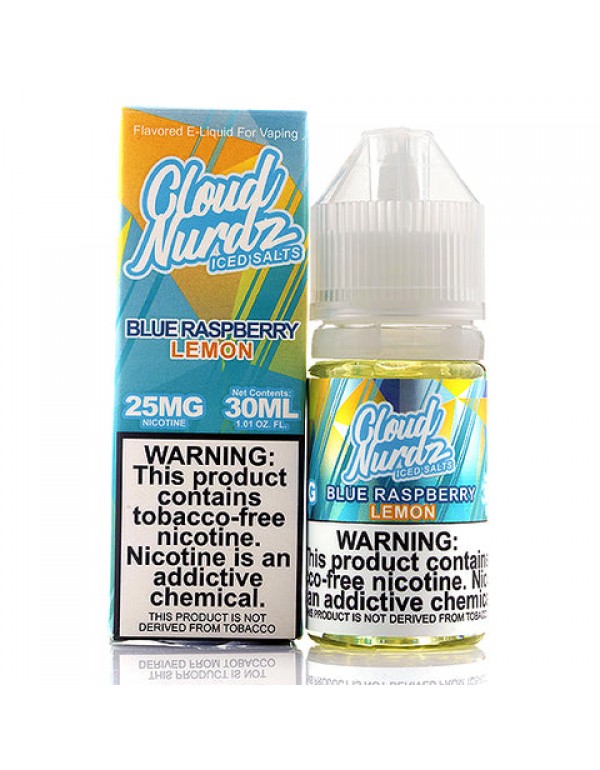 Blue Raspberry Lemon Iced Salt - Cloud Nurdz E-Jui...