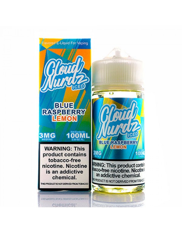 Blue Raspberry Lemon Iced - Cloud Nurdz E-Juice (1...