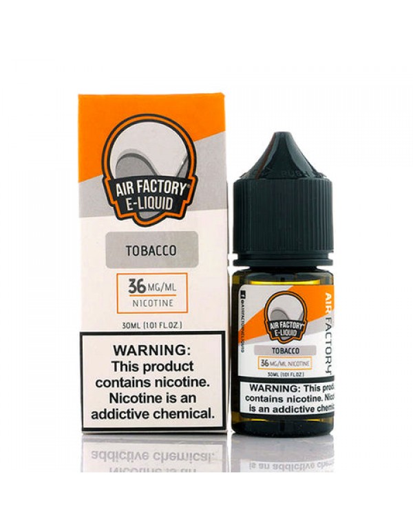 Tobacco Salt - Air Factory E-Juice [Nic Salt Versi...