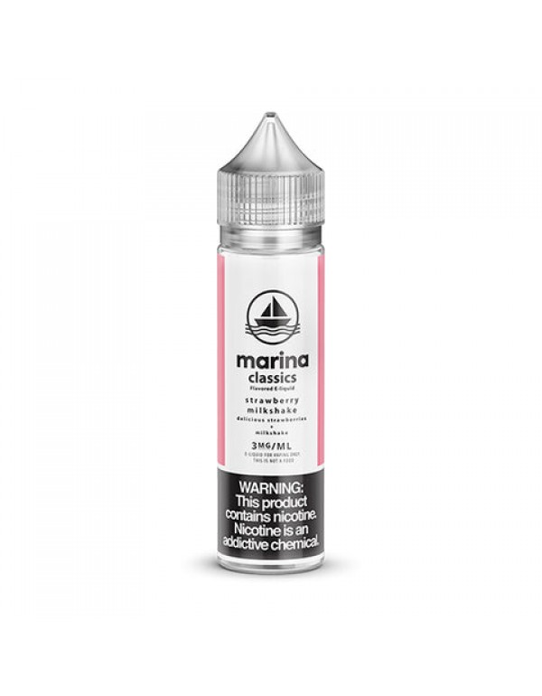 Strawberry Milkshake - Marina Vape E-Juice (60 ml)