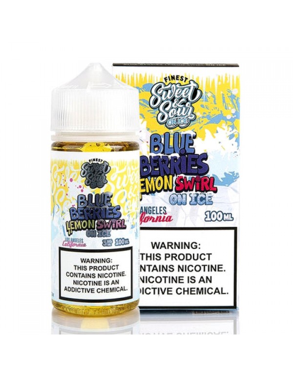 Blue Berries Lemon Swirl on Ice - The Finest E-Juice (60 ml)