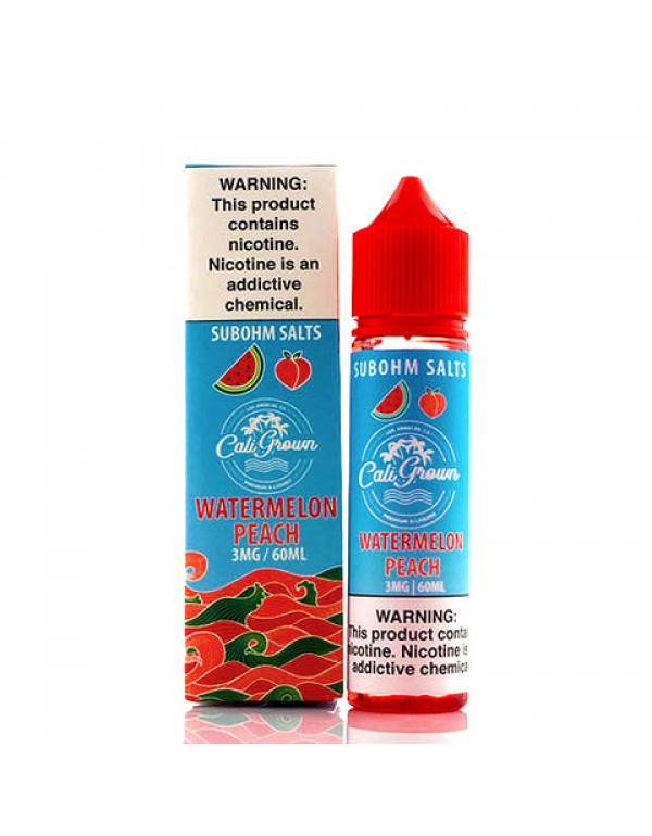 Watermelon Peach - California Grown E-Liquid (60 ml)