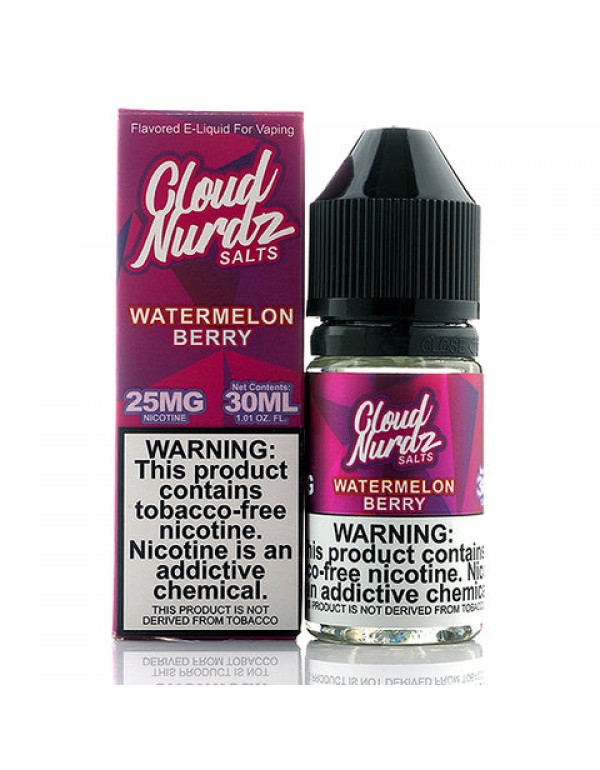 Watermelon Berry Salt - Cloud Nurdz E-Juice