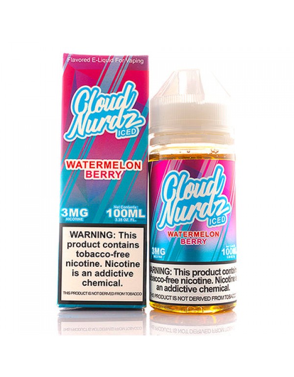 Watermelon Berry Iced - Cloud Nurdz E-Juice (100 m...