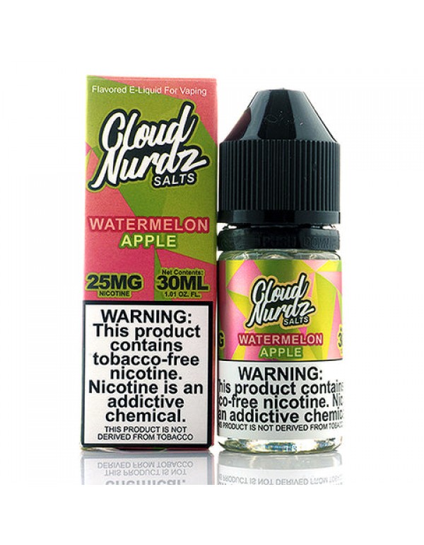 Watermelon Apple Salt - Cloud Nurdz E-Juice