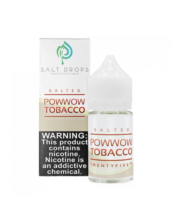 Powwow Tobacco - Salt Drops E-Juice
