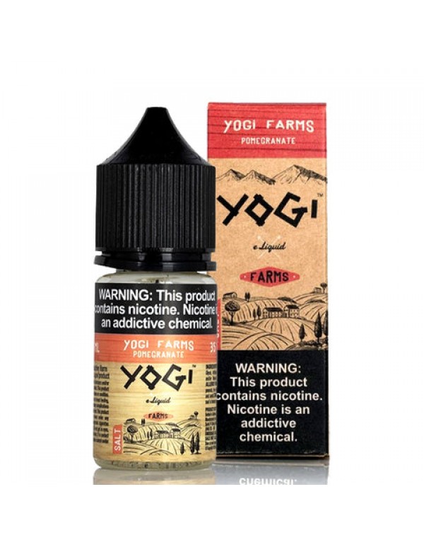 Pomegranate Salt - Yogi Farms E-Juice [Nic Salt Ve...