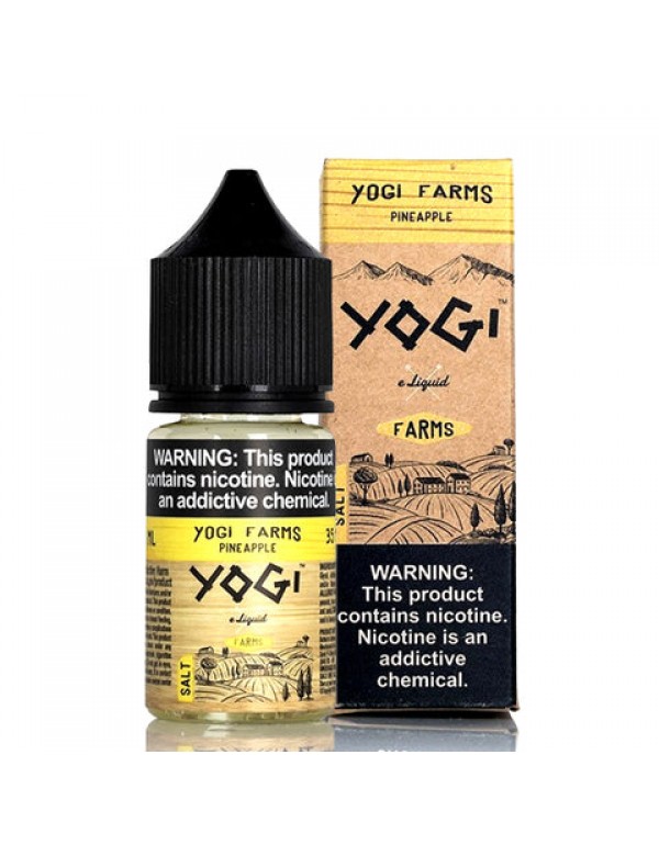 Pineapple Salt - Yogi Farms E-Juice [Nic Salt Vers...