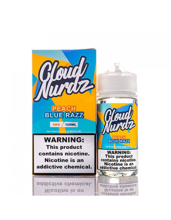 Peach Blue Razz - Cloud Nurdz E-Juice (100 ml)