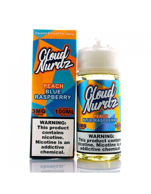 Peach Blue Razz - Cloud Nurdz E-Juice (100 ml)