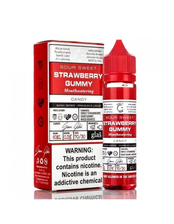 Strawberry Blast - Glas Basix E-Juice (60 ml)