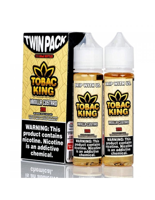 Vanilla Custard - Tobac King E-Juice (120 ml)