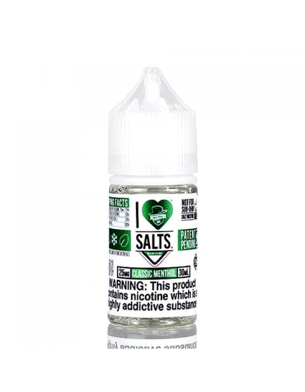 Classic Menthol - I Love Salts E-Juice